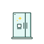 sparkling refrigerator