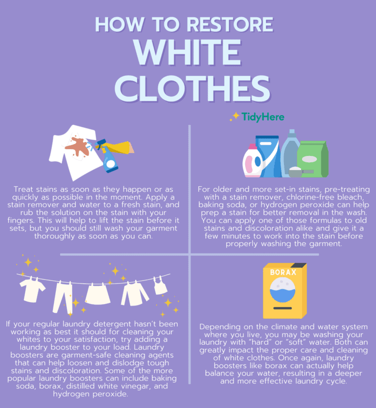 How to Wash White Clothes & Tips To Keep Them White TidyHere